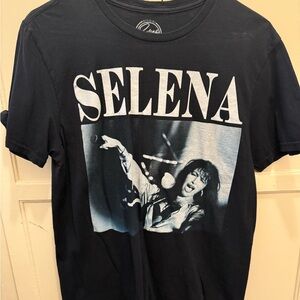 Selena Black Graphic Tee